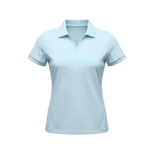 Custom Women Premium Cotton Spandex Polo Shirt 95% Cotton 5% Elastane Slim Fit Breathable Golf Tennis Casual Polo Top