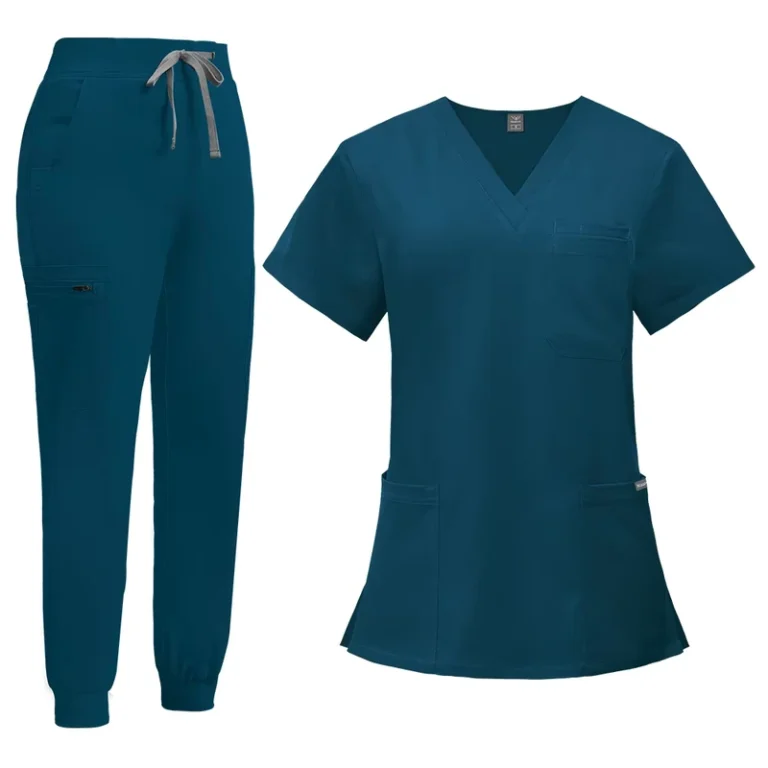 Custom-Womens-Medical-Scrub-Set-4-Way-Stretch-Breathable-Nurse-Uniform-Anti-Wrinkle-Hospital-Scrub-Uniform-Set