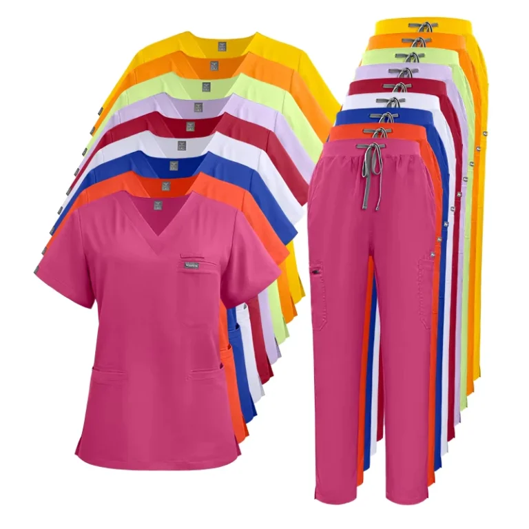 Custom-Womens-Short-Sleeve-Beautician-Overalls-for-Spa-and-Beauty-Salon