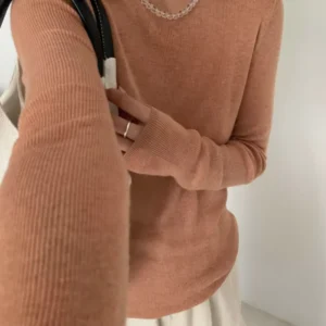 Custom Women’s Sweaters Long Sleeve Ladies Clothing Knitwear Pullover Casual Women Crew Neck Sweater for Women