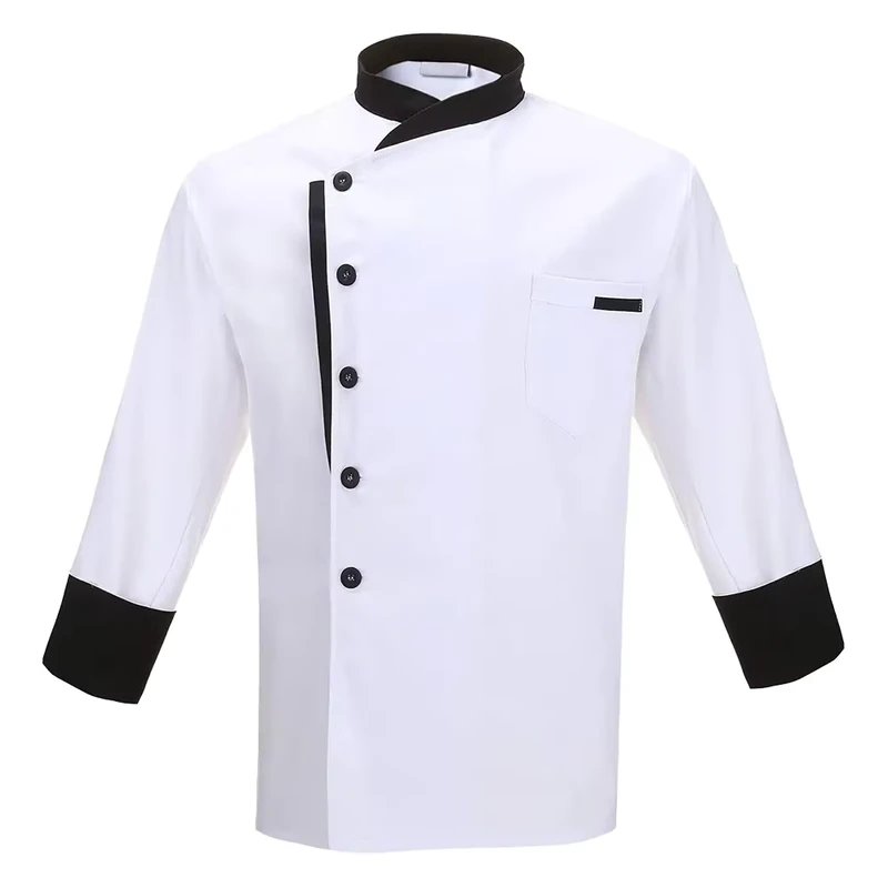 Custom Women’s and Men’s Chef Uniform Cooking Jacket for Hotel and Restaurant