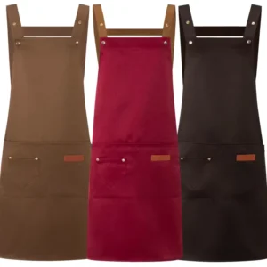 Custom Work Aprons for Men and Women for Milk Tea Shops Baristas Custom LOGO for Waiters Hotels and Restaurants Cooking