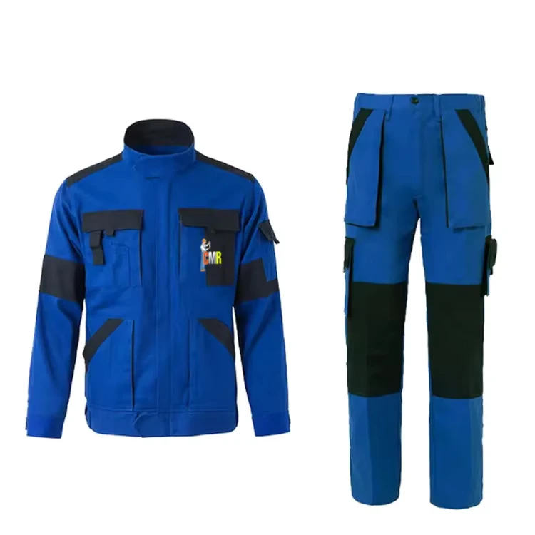 Custom-Work-Clothes-Men-Industrial-Construction-Safety-Work-Wear-Worker-Uniforms-Suit-Cotton-Polyester-Twill-Jacket