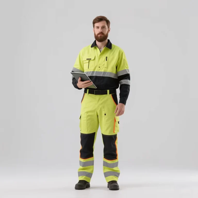 Custom-Work-Clothing-Set-Industrial-Jacket-Pant-Uniform-Worker-Suit-Factory-Traffic-Workshop-Mechanic-Engineer-Overall-Workwear