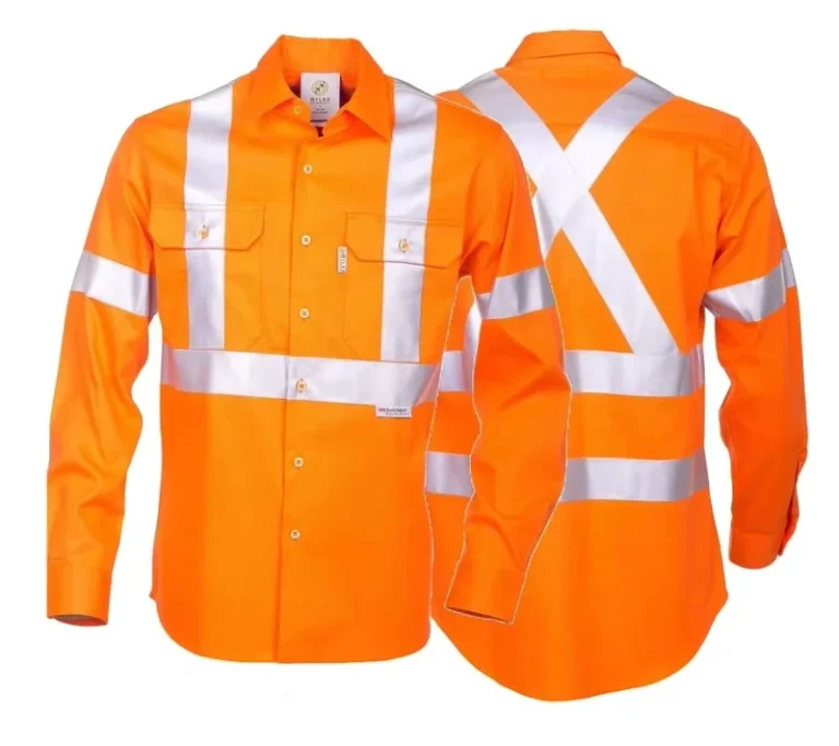 Custom-Work-Workwear-High-Visibility-Safety-Hi-Vis-Shirts-Reflective-Safety-Shirt-Long-Sleeve-Rail-Reflective-Strip