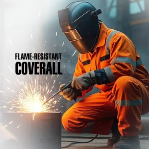 Custom Worker Wear Highly Visibility FR Coverall Working Uniform Safety Clothing Flame Resistant Coverall