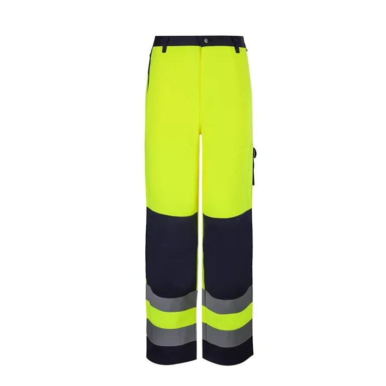 Custom-Workwear-Hivis-Fluorescent-Yellow-Uniform-Heavy-duty-Work-Clothing-Outdoor-Construction-Work-Trousers-for-Men