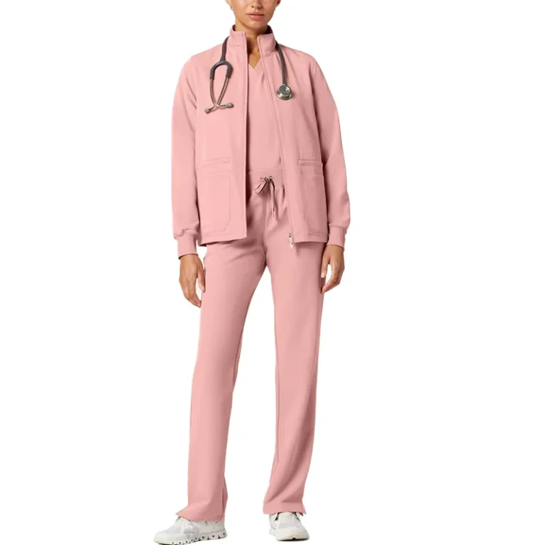 Custom-Woven-Medical-Nurse-Scrubs-Zipper-Jacket-Women-and-Men-Long-Sleeve-Anti-Wrinkle-Hospital-Uniform-Sets