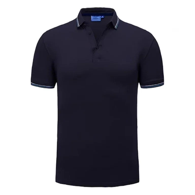 Custom-logo-185g-Cotton-High-end-T-shirt-POLO-Shirt-Work-Clothes-Cultural-Advertising-POLO-t-Shirt-Printed-logo-Short-Sleeves