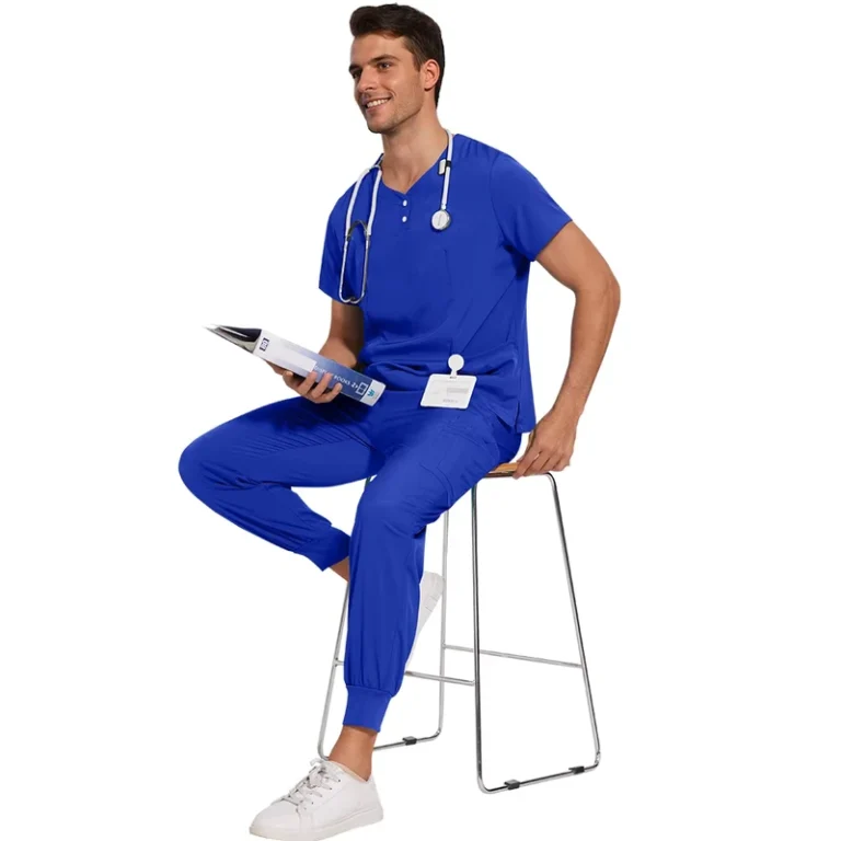 Custom-logo-Breathable-Nursing-Hospital-Uniforms-Nurse-Beauty-Dental-Salon-Work-Clothes-Uniform-Medical-Scrubs-Set-for-Men-Women-1