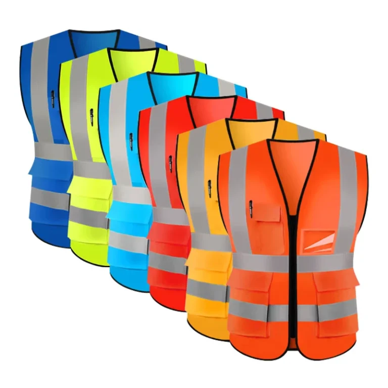 Custom-logo-High-Visibility-Reflective-Security-Construction-Work-Safety-Vest-Waistcoat-Chalecos-De-Seguridad-with-Pockets