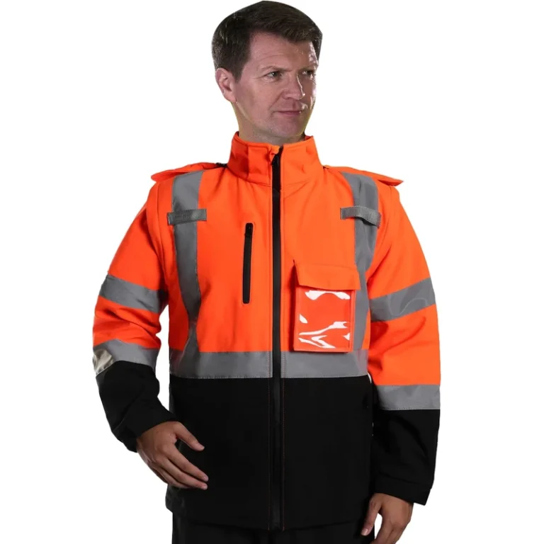 Custom-logo-High-Visibility-Workwear-Uniform-Hi-Vis-Waterproof-Wear-Resistant-Work-Safety-Reflective-Jacket