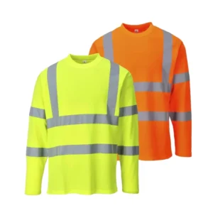 Custom logo Mens UV Protection Birdseye Fabric Quick Dry Breathable Reflective Safety Shirt for Construction Road Workers