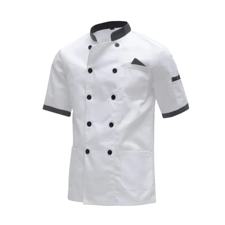 Custom-logo-Multi-Pocket-Mens-Chef-Jacket-Stand-Collar-Restaurant-Uniform-Food-Service-Cooking-Work-Wear-Chef-Kitchen-Aprons
