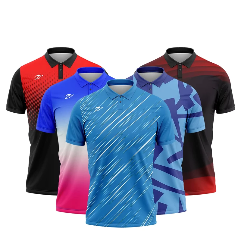 Custom logo Sublimation Print Men's Golf Polo Shirt Polyester Sports Quick Dry Oversized High Quality Polo Shirts for Men