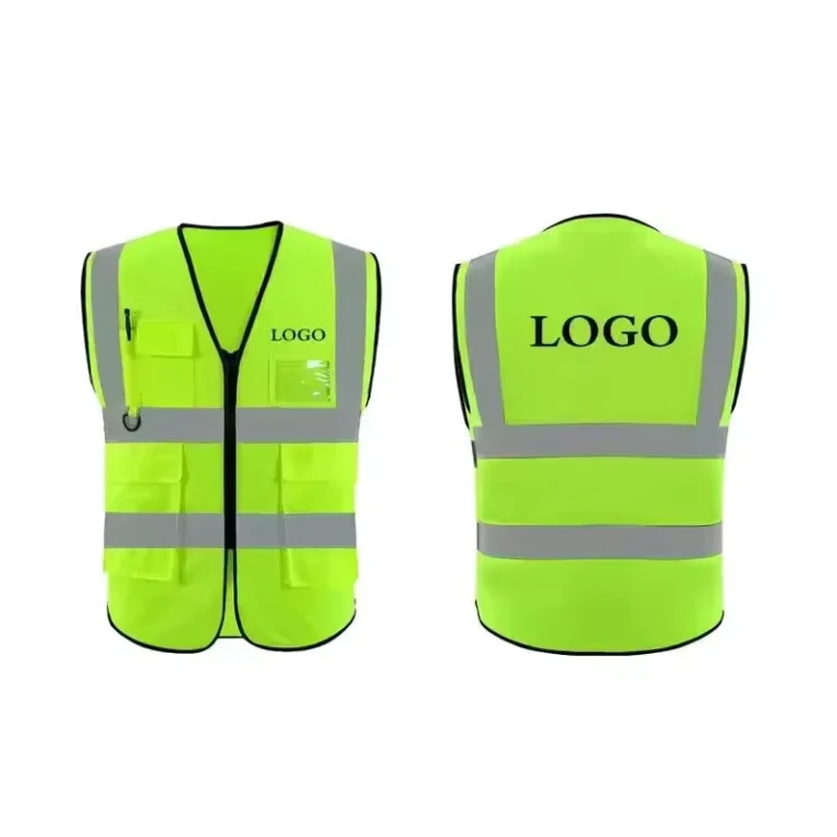 Customised-Hi-Vis-Construction-Reflective-Safety-Vest-EMS-Medical-Surveyor-Engineer-Pouch-Bag-Yellow-Class2-Custom-Logo