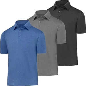 Customised High Quality Mens Golf Shirt Moisture Transferring and Quick Drying Short Sleeve Men’s Casual Polo Shirt