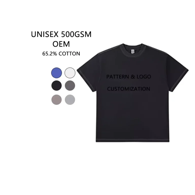 Customizable-320G-Vintage-Oversized-Solid-Anti-Pilling-Cotton-T-Shirt-Men-Casual-Digital-Woven-Fabric-100-Cotton-No-Age-Limit