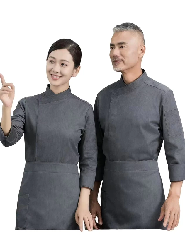 Customizable Design High Quality Chef Uniforms Summer Cooking Wear Modern Style Durable Cotton Polyester Blend Restaurant Bar