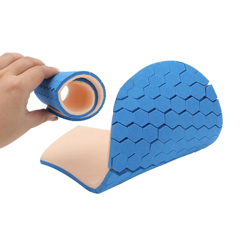 Customizable Diabetic Foot Beds with Antibacterial Cover for Swollen Feet