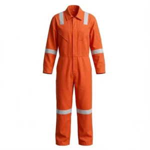 Customizable FR Hi Vis Coverall with Reflective Stripes Durable Multi Pocket Industrial Workwear