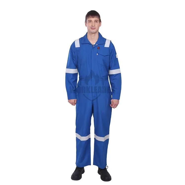 Customizable Fireproof Meta Aramid Workwear Coveralls with Reflective Safety Features CE Certified for Mining Industrial Use