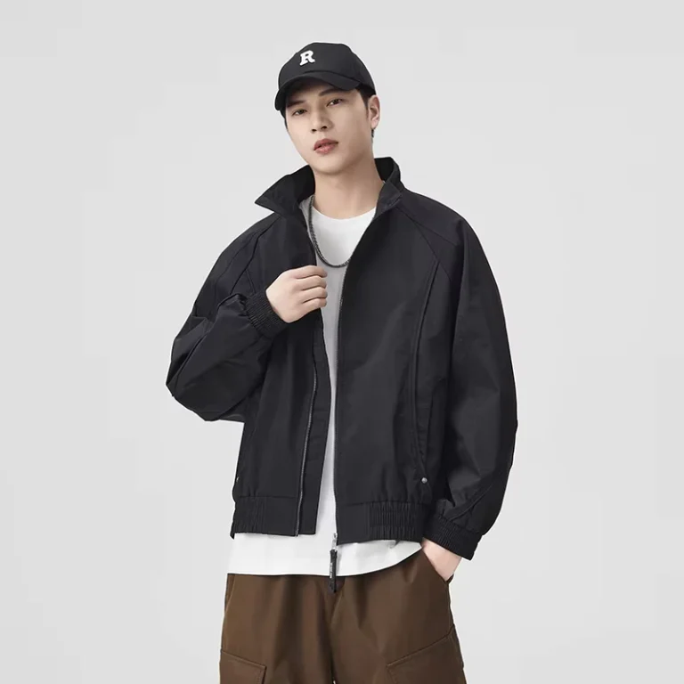 Customizable-Mens-Casual-100-Polyester-Jackets-Tailor-Your-Style-with-Premium-Comfort