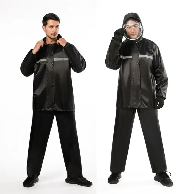 Customizable-PVC-Raincoat-Set-Premium-Eco-Friendly-Foldable-Waterproof-Jacket-Pants-for-Outdoor-Travel-Hiking