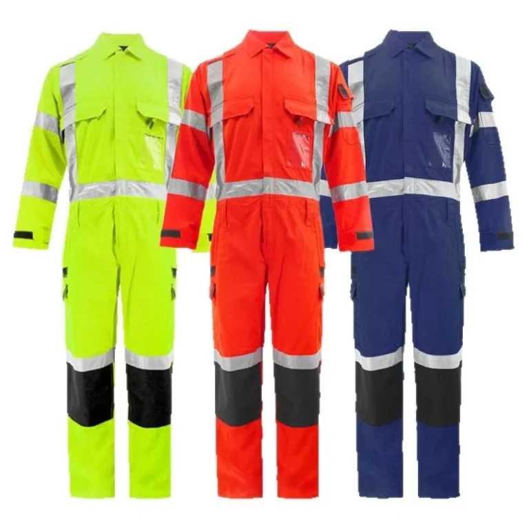 Customizable-Pure-Cotton-One-Piece-Workwear-High-Reflective-Strips-Protective-Clothing-for-Construction-Mining-Machine-Auto