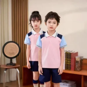 Customizable School Uniforms for Kindergarten & Primary School Large Quantity Order With Logo Available
