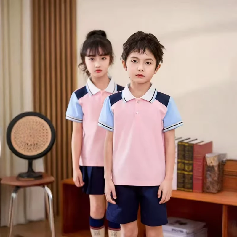 Customizable School Uniforms for Kindergarten & Primary School Large Quantity Order With Logo Available