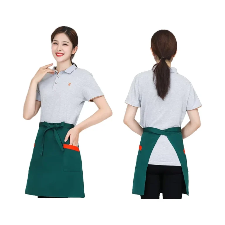 Customizable-Twill-Half-Aprons-Short-Eco-Friendly-Durable-Washable-Multiple-Colors-for-Restaurant-and-Bar-Uniform