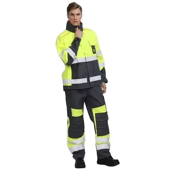 Customize Hi-Vis Mining Protective Clothing Work Jacket Welding Suit Workwear High Visible Clothing