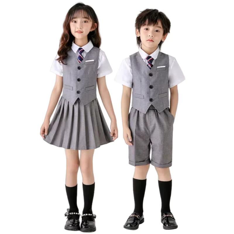 Customize School Uniforms Cotton Breathable School Uniforms
