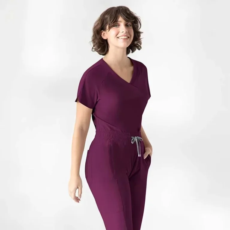 Customize-Scrubs-Uniforms-Sets-V-Neck-Straight-Pants-Scrub-Sets-Hospital-Doctor-Clinic-Use-Nursing-Women-Beauty-Salon