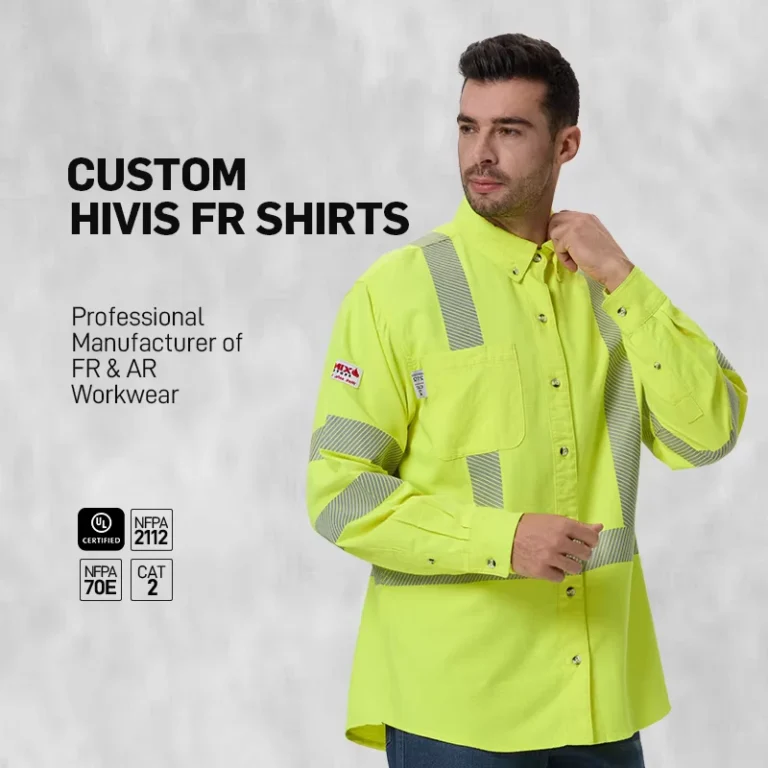 Customize-Various-Styles-Logo-Safety-Shirts-for-Men-Flame-Resistant-Clothes-Safety-High-Visibility-FR-Work-Shirt