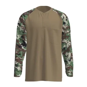 Customized 100% Cotton NFPA 2112 Fire Retardant Shirt Safety FR Welding Work Shirts