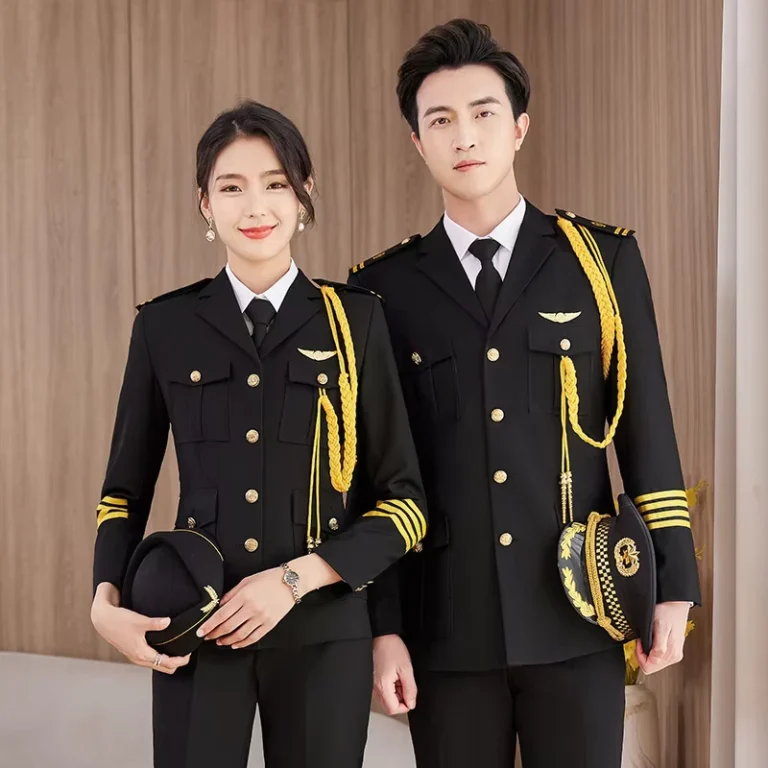 Customized-Aviation-Pilot-Uniform-Suit-Comfortable-and-Secure-Jacket-Pants-Sets-Unisex-Workwear-for-Airlines