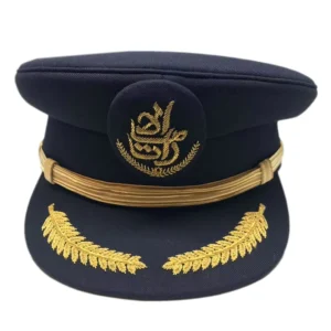 Customized Business Uniform Peaked Cap Men’s Captain Commander Pilot Aviator Airline Hat