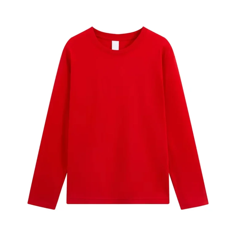 Customized-Casual-Breathable-Long-Sleeve-T-Shirt-for-Unisex-with-Digital-Printing-Plain-Design-Combed-Cotton