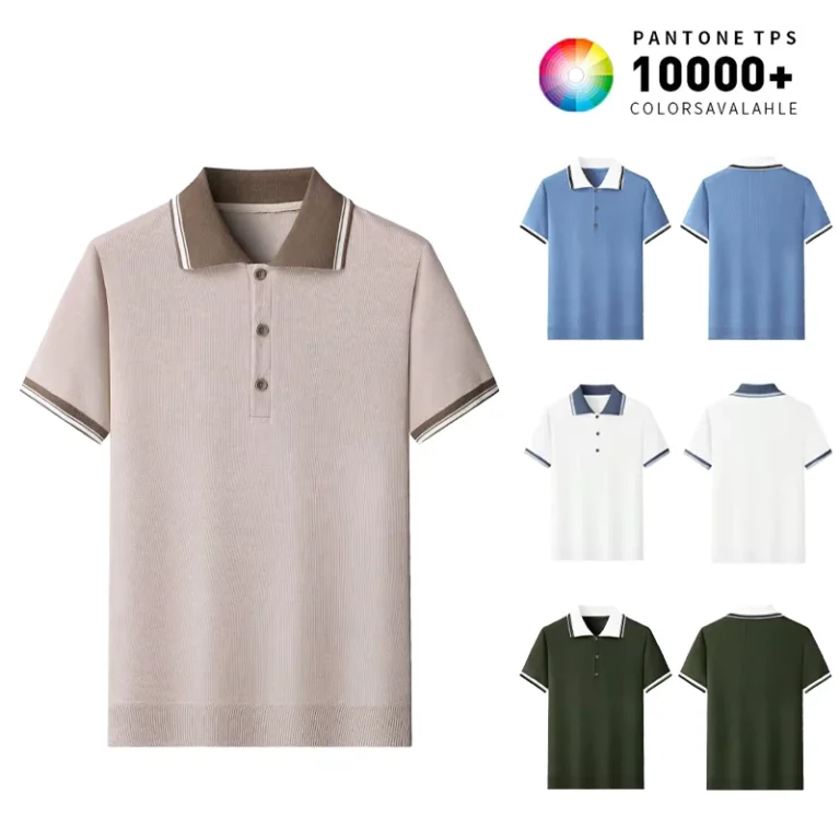 Customized-Casual-Slim-Fit-Collar-Shirt-Work-Shirt-Plain-Blank-Mens-Dry-Fit-Short-Sleeve-Polo-Shirts-Golf-Shirts-for-Men