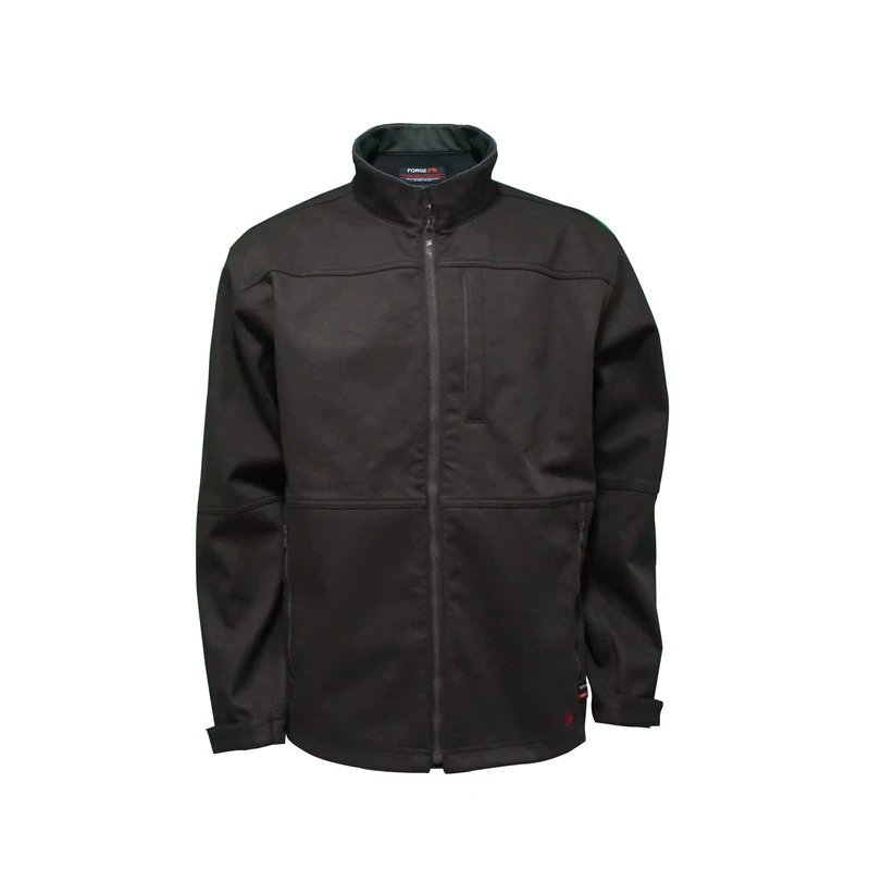 Customized Cotton Anti static Flame Resistant Clothing Mens Zip Up FR Workwear Suit Jacket