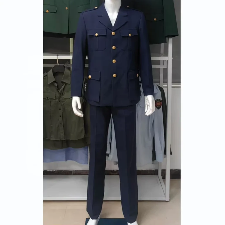 Customized-Design-Navy-Blue-Security-Uniforms-Formal-Jacket-Pant-Suit-Men-Security-Officer-Uniform