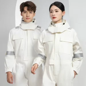 Customized Design Personal Protective Construction Safety FR Anti Static Coverall Working Uniform for Workers