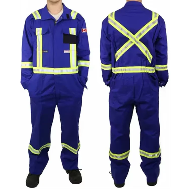 Customized Design Personal Protective Construction Safety FR Coverall Working Uniform for Workers