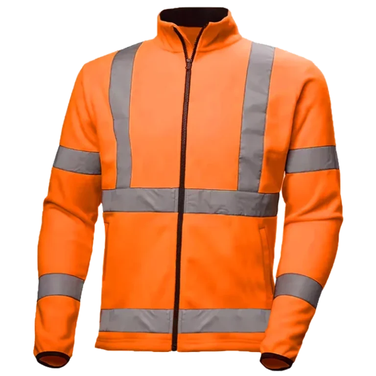 Customized-Elastic-Cuffs-Keep-Warm-Thickened-Double-Sides-Fleece-Reflective-Safety-Sweatershirt
