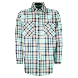Customized FR Cotton Plaid 7OZ Clothing Welding Electrician NFPA 2112 Fire Retardant Shirts