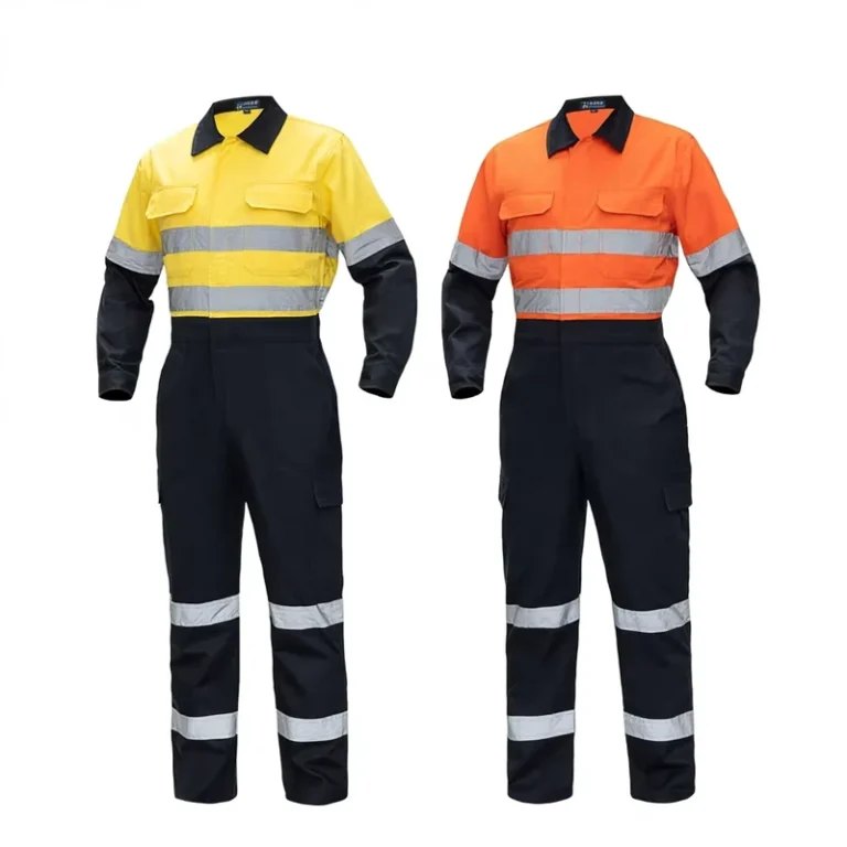 Customized-Factory-Direct-Hi-Vis-Worker-Uniforms-Construction-Workwear-Overalls-with-Reflective-Taps-Safety-Coverall