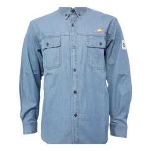Customized Fire-Resistant Flame Retardant EN Certified Men’s Work Shirt Anti-Static Waterproof FR Cotton Jeans Clothing Fire