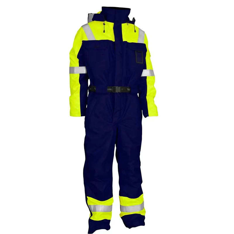 Customized Fire Retardant Industry Welder Mechanics Coveralls With Reflective Tapes